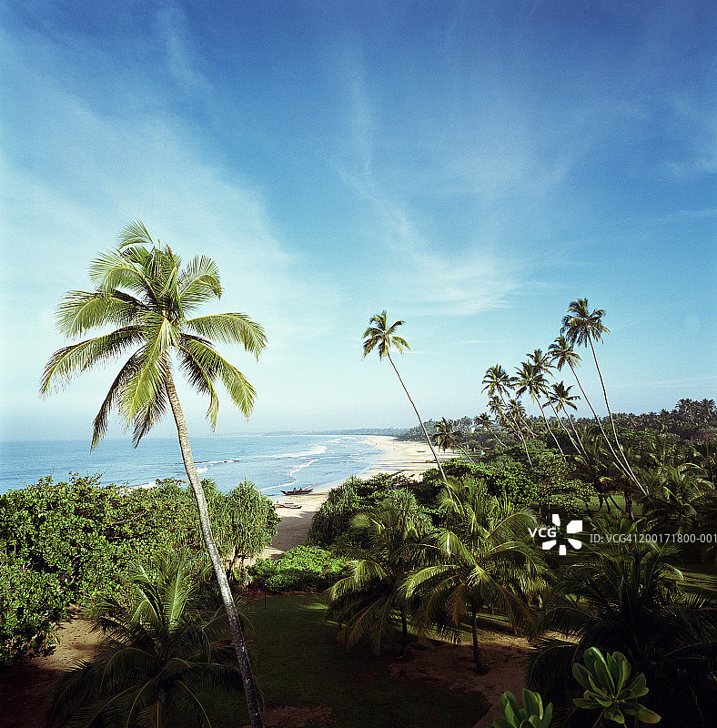 斯里兰卡西海岸本托塔海滩图片素材