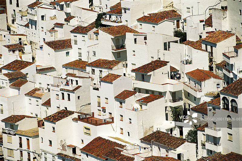 西班牙安达卢西亚希梅纳·德拉弗龙特拉鸟瞰图片素材