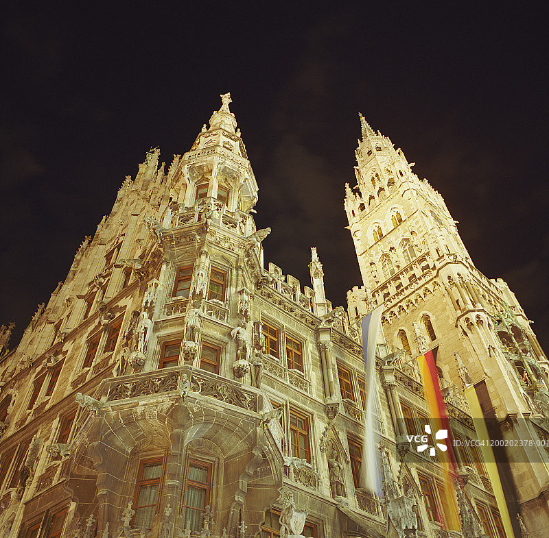 德国慕尼黑玛丽亚广场市政厅图片素材