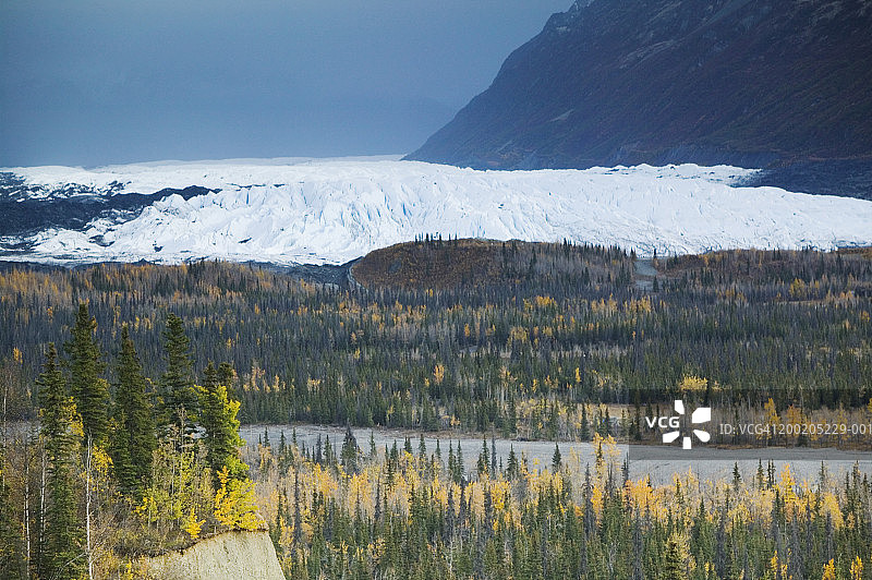 美国阿拉斯加马塔努斯卡冰川图片素材