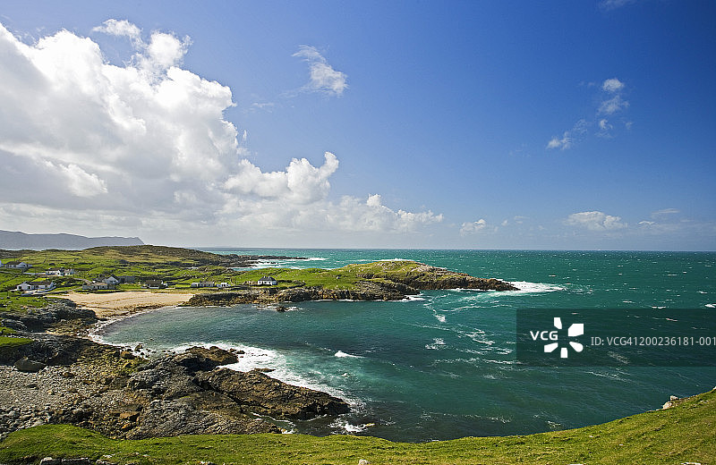 爱尔兰多尼戈尔郡，大西洋之路，罗斯吉尔图片素材