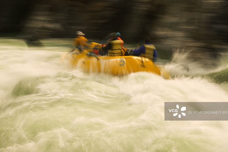 加拿大，育空地区，伊瓦维克国家公园，弗斯河，白水漂流图片素材