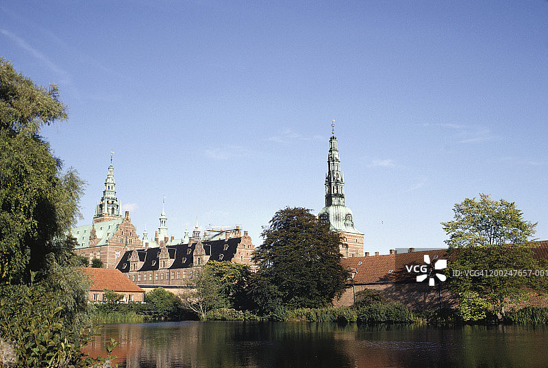 腓特烈斯堡城堡，希勒勒，丹麦图片素材