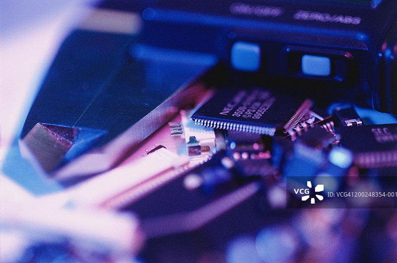 电脑组件（特写）图片素材
