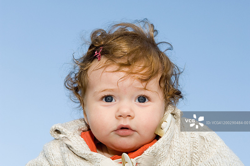 女婴肖像（0-3个月）图片素材