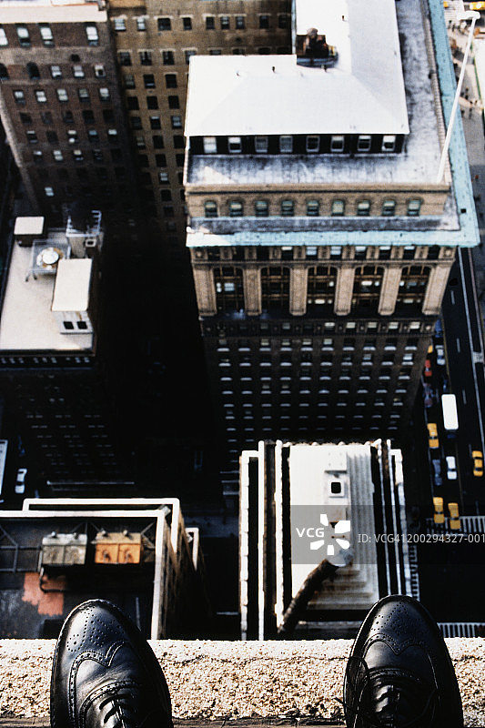 城市街道航拍俯瞰图图片素材