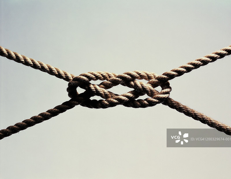 绳结特写图片素材