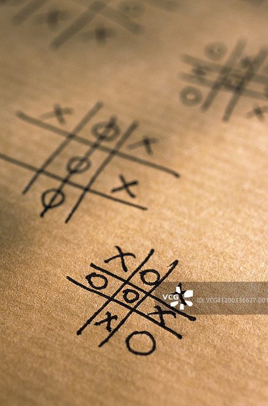 井字棋僵局图片素材