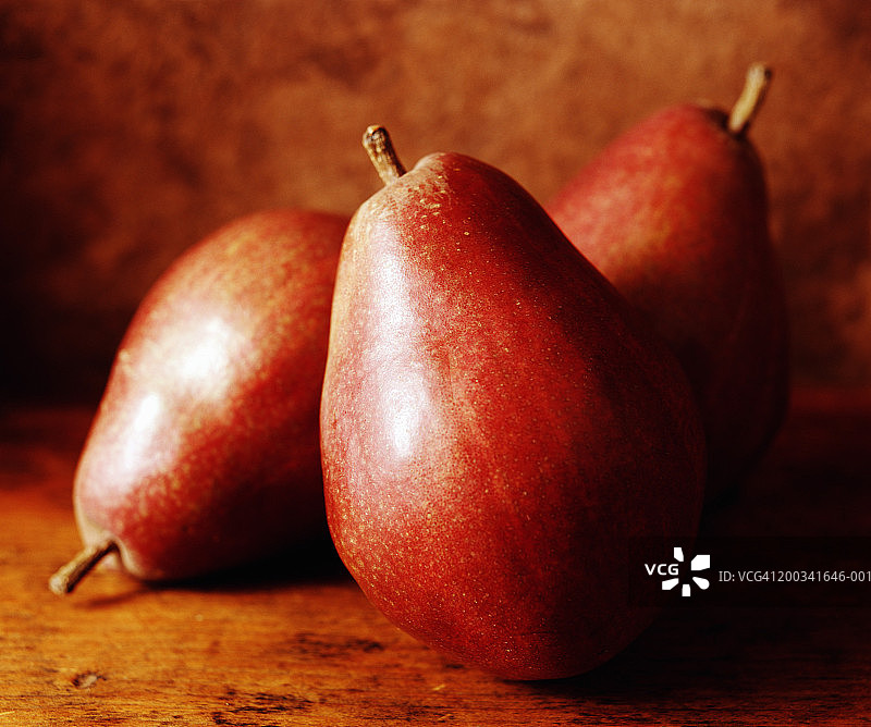 红色安茹梨图片素材