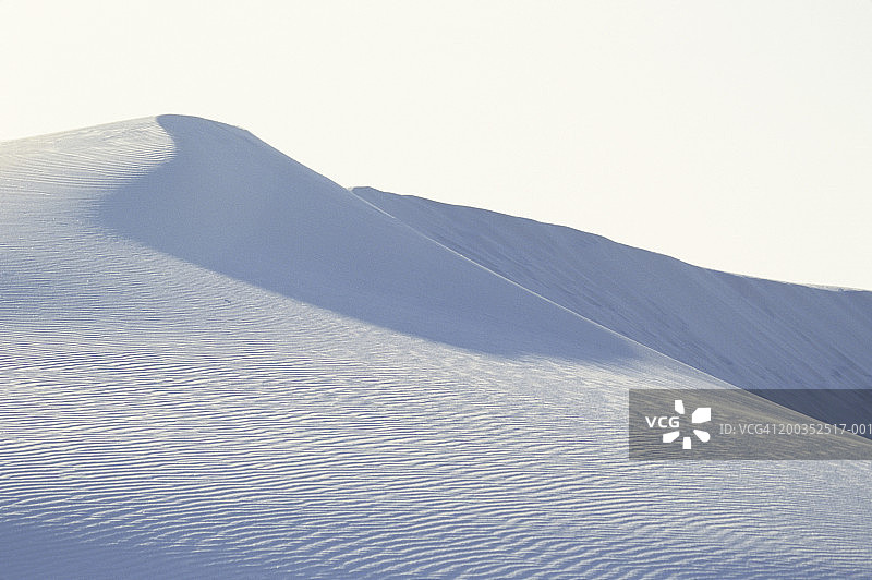 美国新墨西哥州白沙国家纪念碑的白色沙丘图片素材