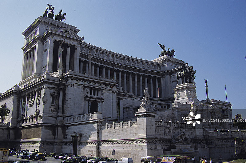 意大利罗马维克多·埃马努埃尔纪念碑图片素材