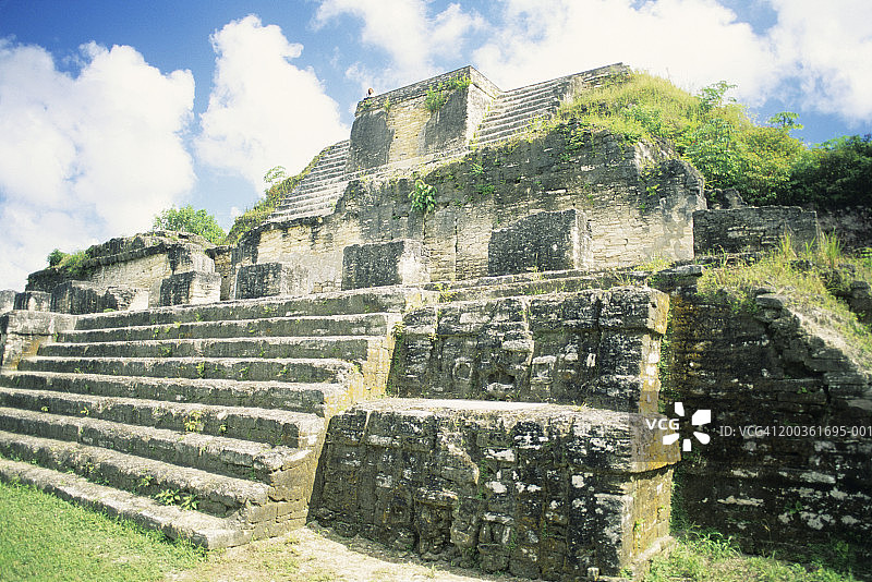 玛雅遗址：公元800年的阿尔顿哈图片素材