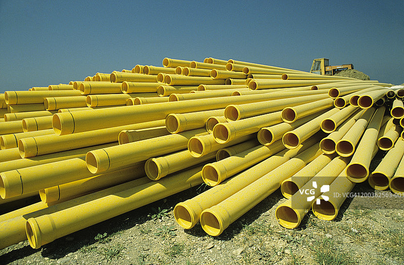 西班牙房屋建筑用PVC管道图片素材