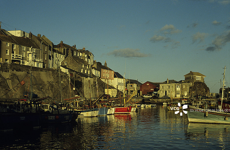英国康沃尔梅瓦吉西港口图片素材