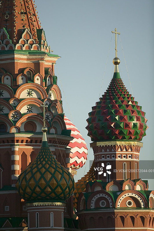 俄罗斯莫斯科红场圣瓦西里大教堂图片素材