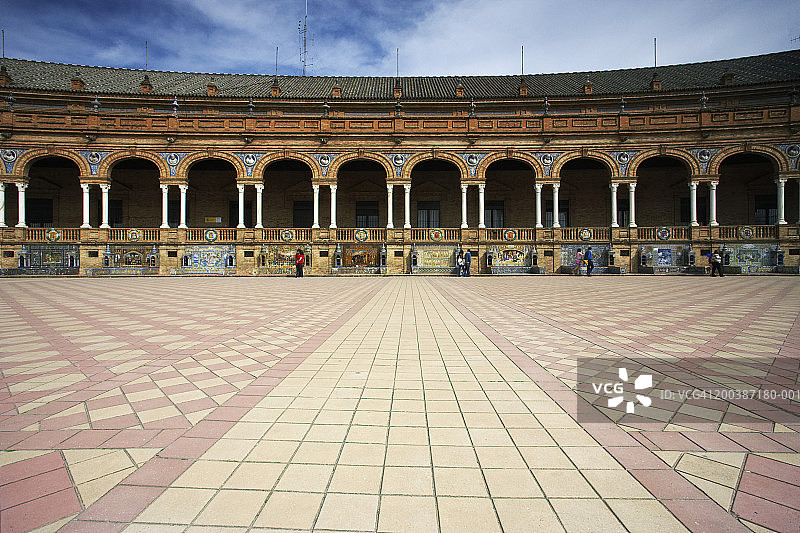 西班牙安达卢西亚塞维利亚西班牙广场图片素材