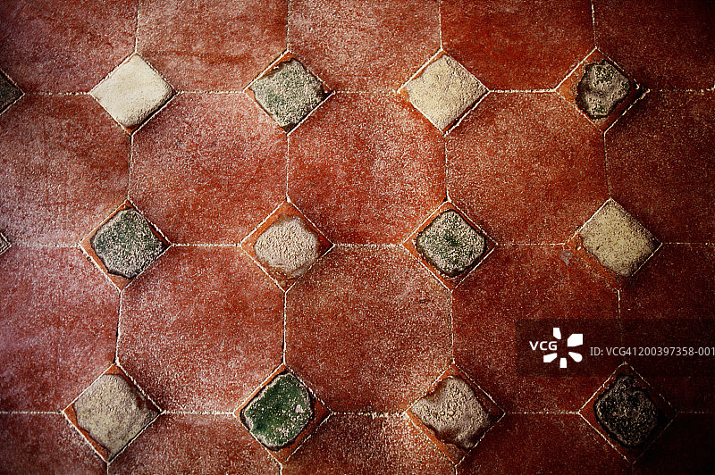 瓷砖地板俯视图图片素材