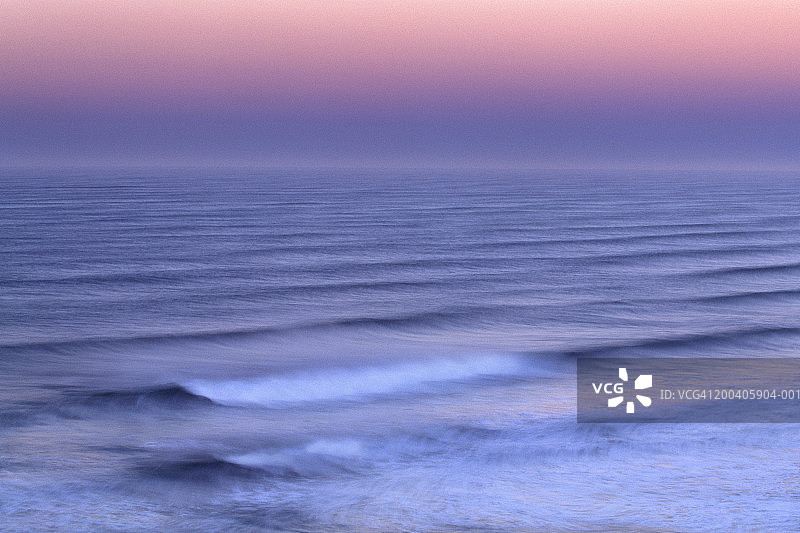 澳大利亚维多利亚州：黎明时分海岸（长曝光）图片素材