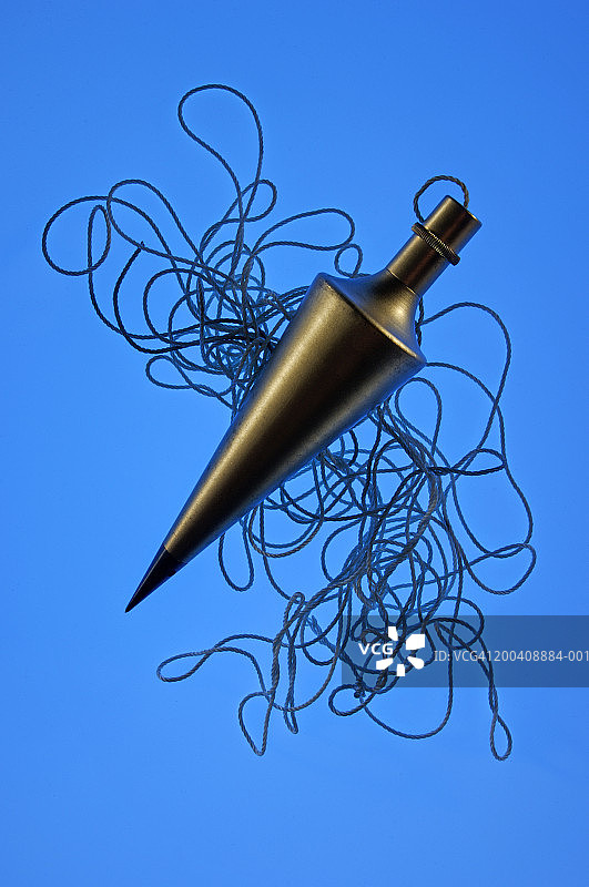 带铅垂线的金属铅锤图片素材