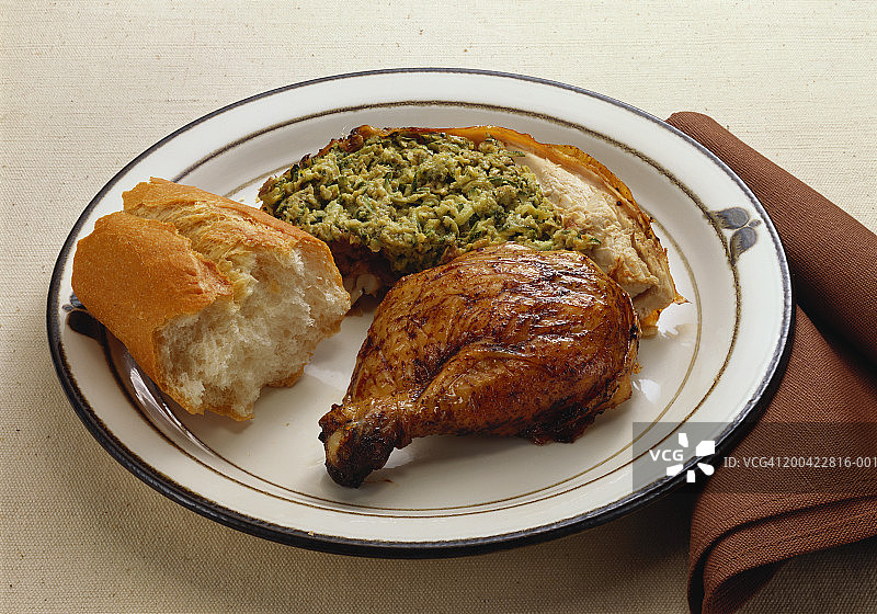 酿鸡肉图片素材