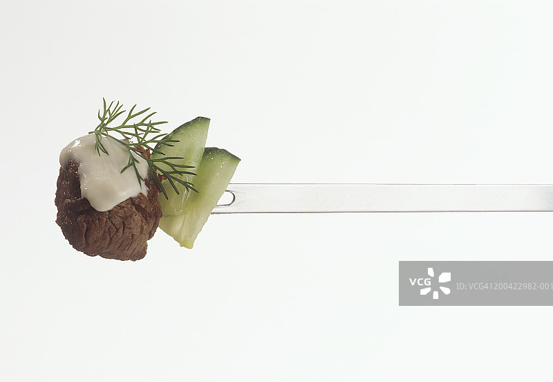 维也纳风味辣根酱肉片图片素材