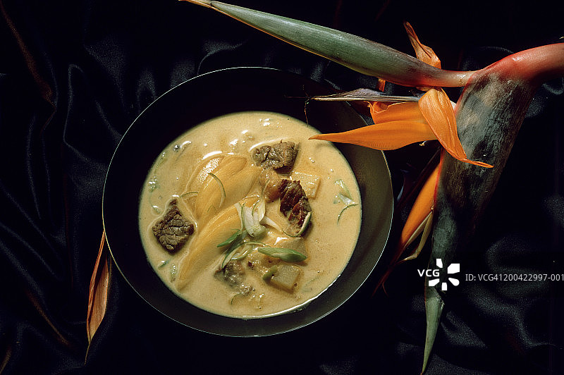 牛肉芒果咖喱汤图片素材