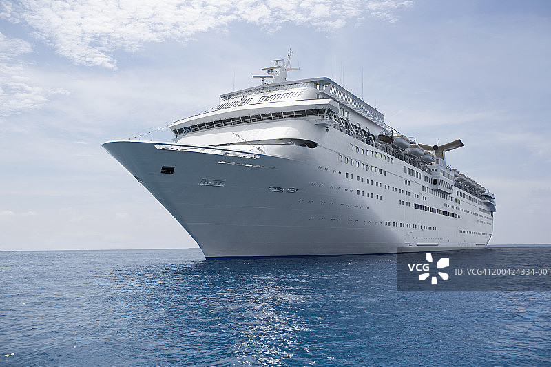 加勒比海的邮轮图片素材