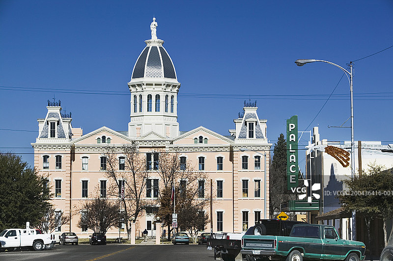 美国德克萨斯州普雷西迪奥县法院图片素材