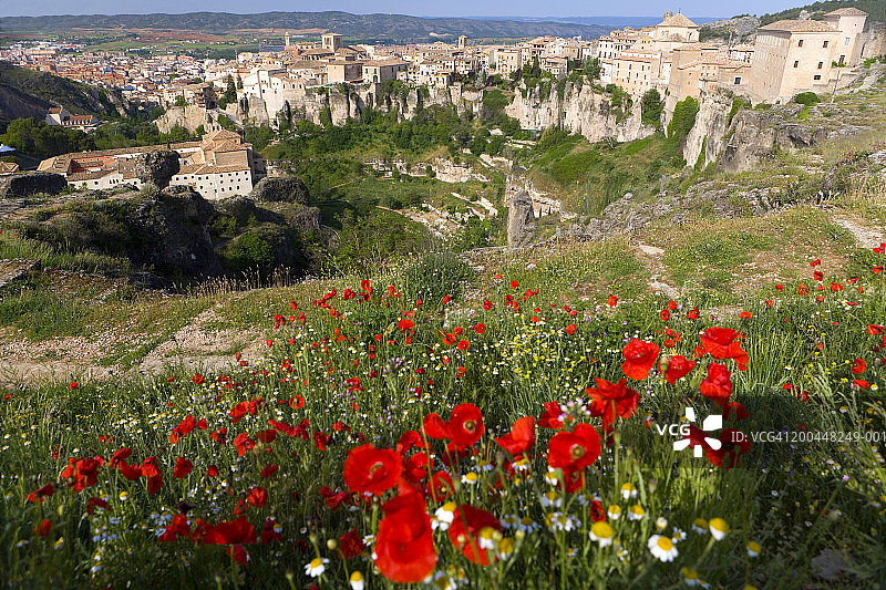 西班牙卡斯蒂利亚-拉曼查昆卡省昆卡风光图片素材