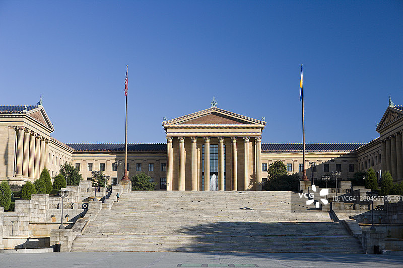 费城艺术博物馆外景图片素材