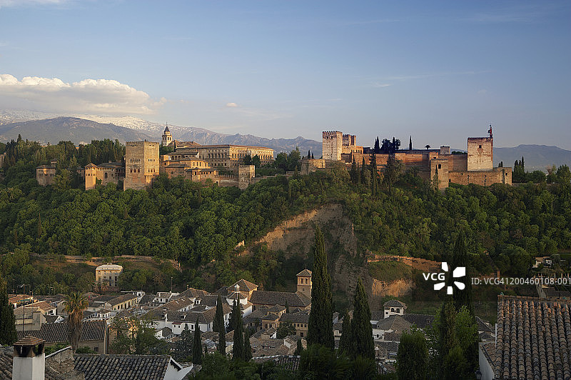 西班牙安达卢西亚格拉纳达阿罕布拉宫图片素材