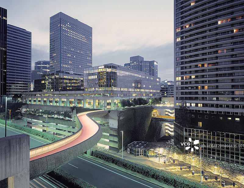 2006年法国巴黎拉德芳斯的黎明图片素材