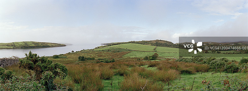 爱尔兰梅奥郡韦斯特波特、阿伦群岛和戈尔韦湾图片素材