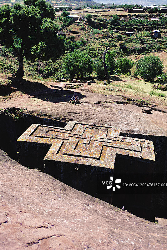 埃塞俄比亚拉利贝拉圣乔治教堂图片素材