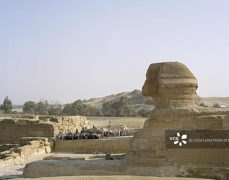 埃及吉萨狮身人面像图片素材
