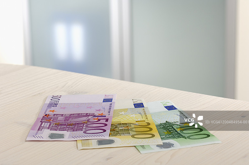 欧元banknotes图片素材