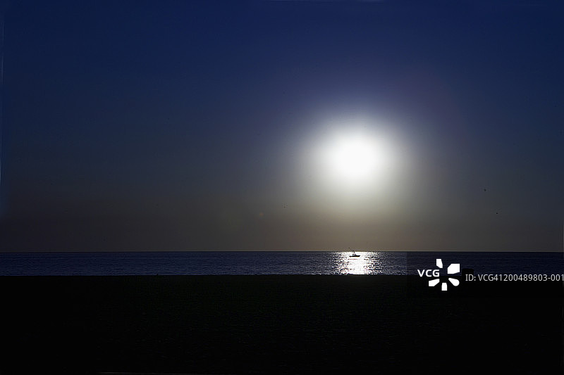 太平洋日落图片素材