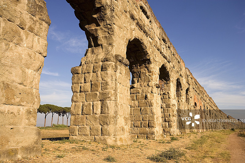 意大利罗马阿皮亚古道拱门户外图片素材