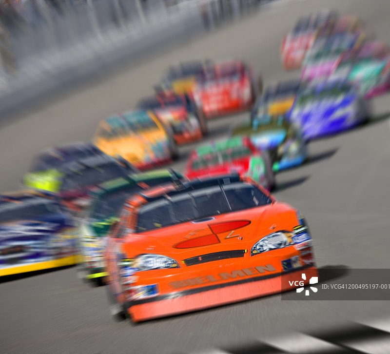 赛车比赛（数字合成，数字增强）图片素材