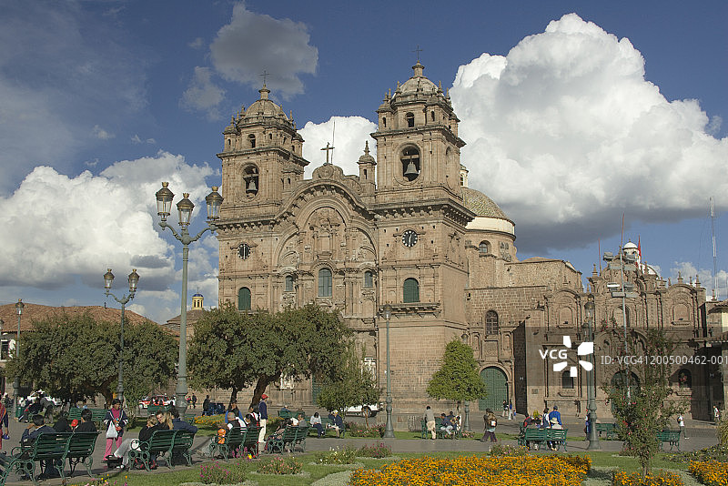 秘鲁库斯科阿马斯广场La Compania教堂图片素材