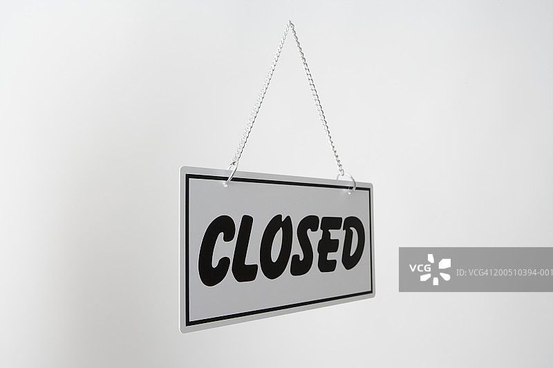“已关闭”标志图片素材