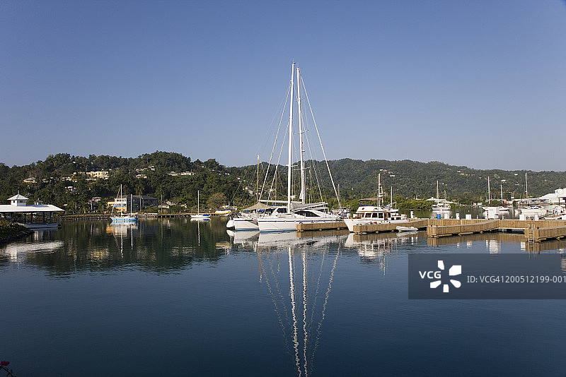 牙买加安东尼奥港海港图片素材