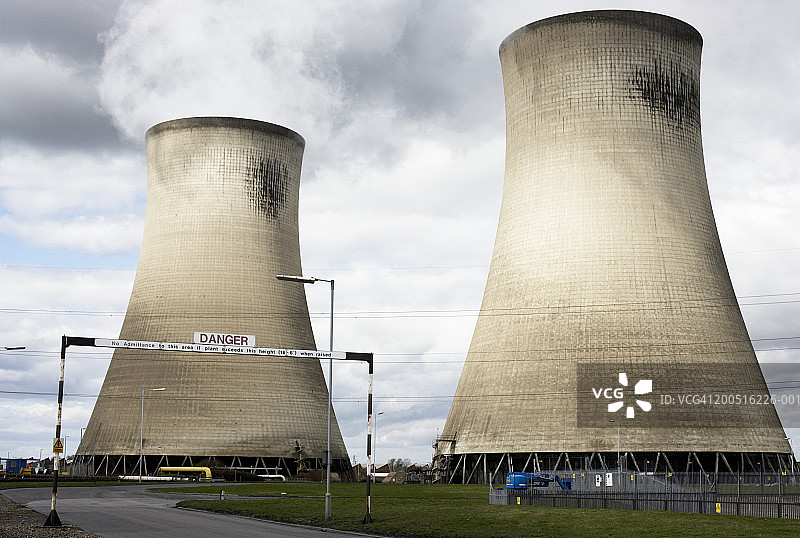 发电站冷却塔图片素材