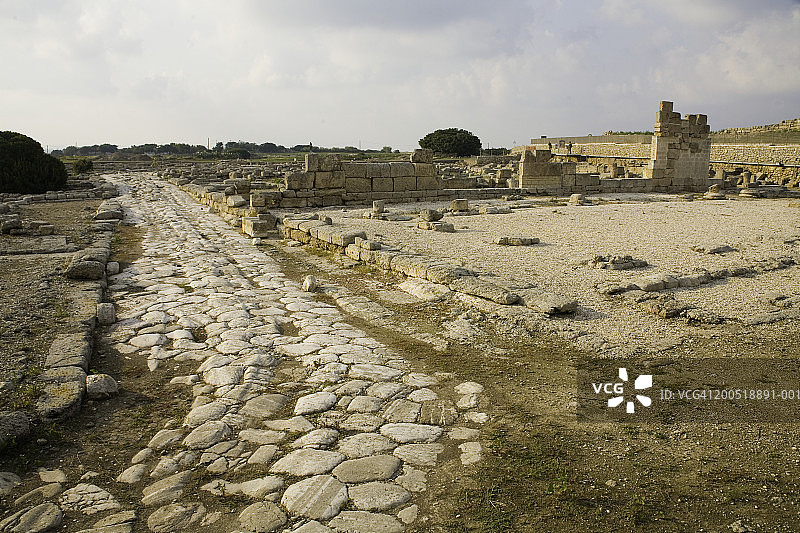 意大利普利亚：埃格纳齐亚的罗马遗址与阿皮亚古道图片素材