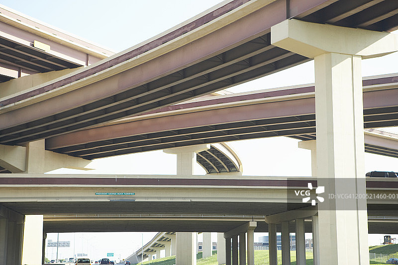 纵横交错的立交桥图片素材