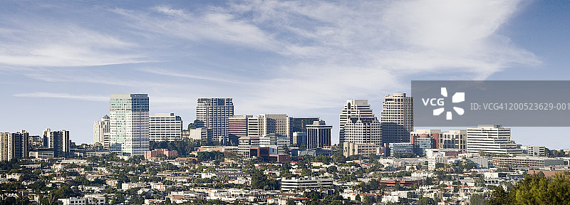 美国加利福尼亚州格兰岱尔全景图片素材