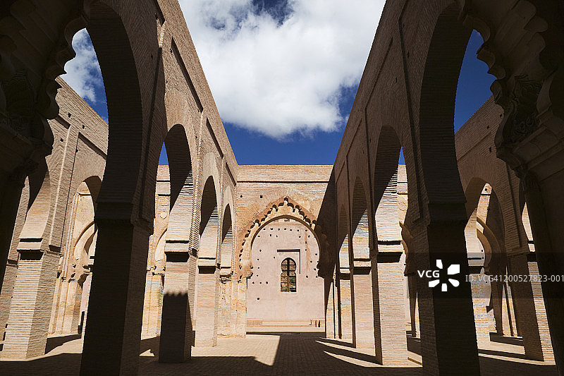 摩洛哥廷马尔清真寺内部图片素材