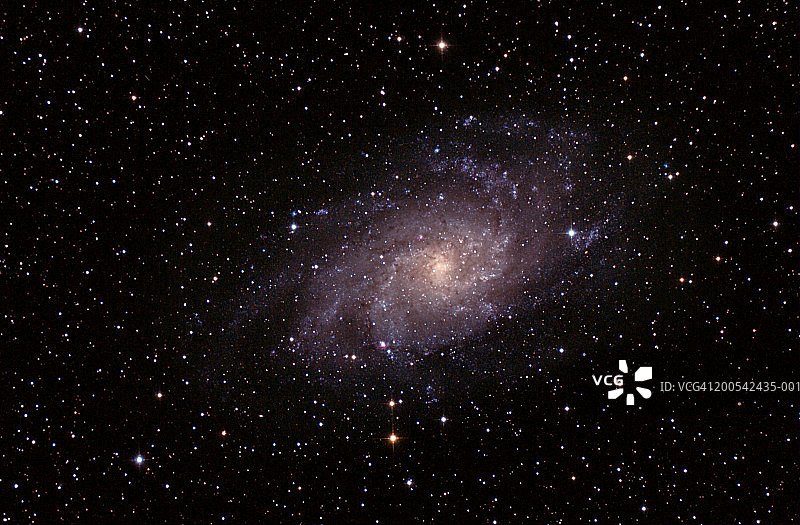 M33，三角座星系图片素材