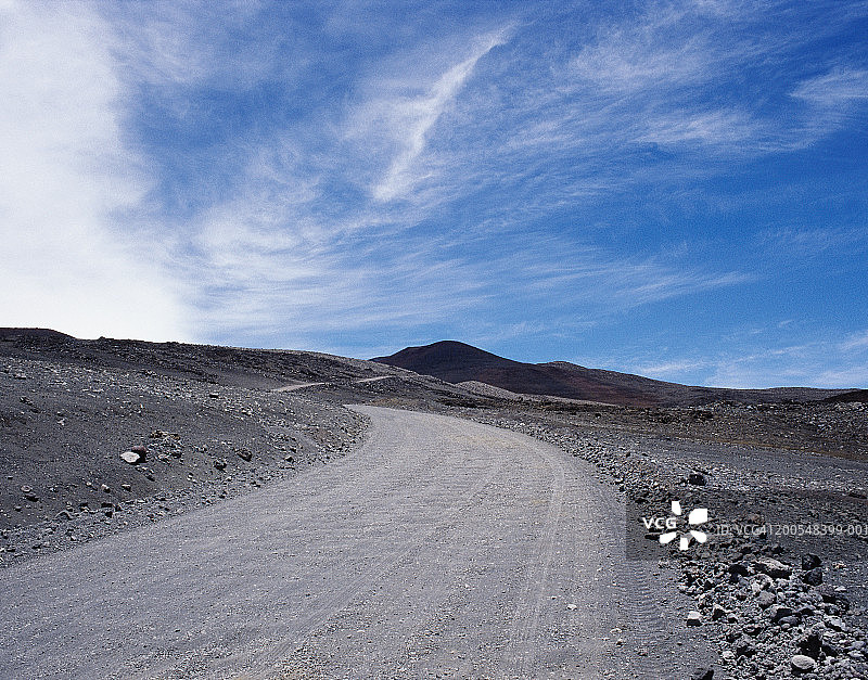 毛纳罗亚火山和毛纳基火山图片素材