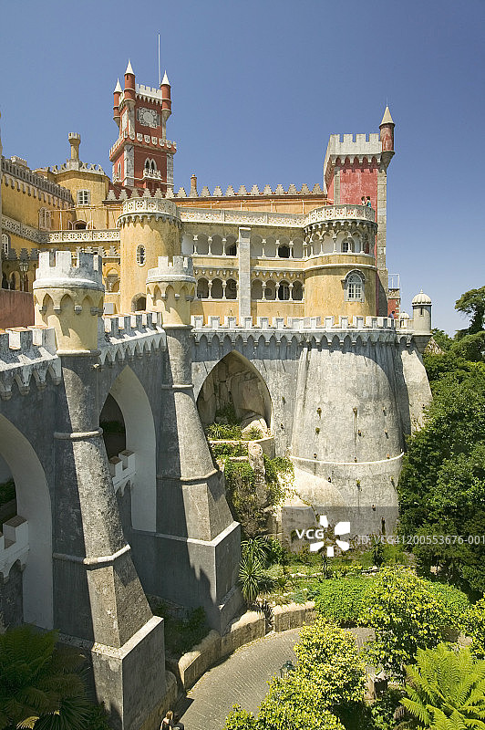 葡萄牙辛特拉佩纳宫图片素材